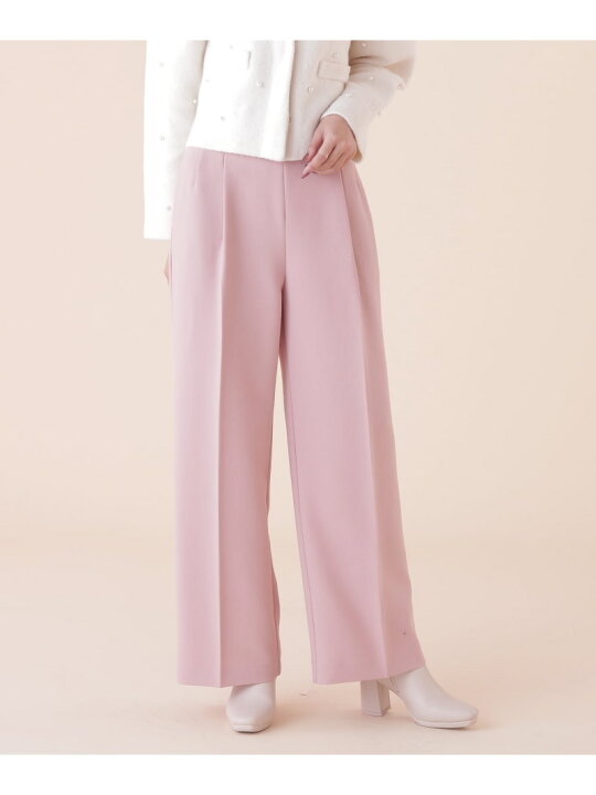 楽天市場】◇エンブレムボタンワイドパンツ JILL by JILL STUART ジル  