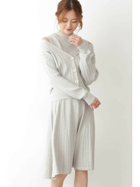 楽天市場】【SALE／30%OFF】ニットカーデ+ワンピセット JILL by JILL 