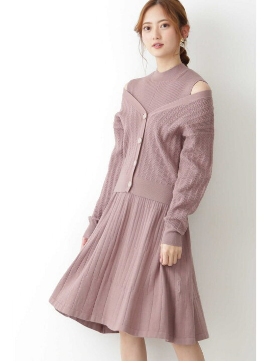 楽天市場】【SALE／30%OFF】ニットカーデ+ワンピセット JILL by JILL 