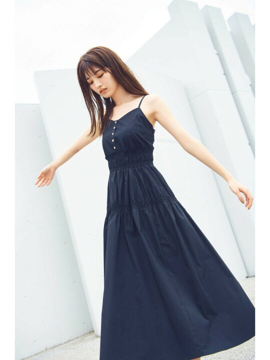 楽天市場】【SALE／50%OFF】タフタティアードキャミワンピース JILL by  