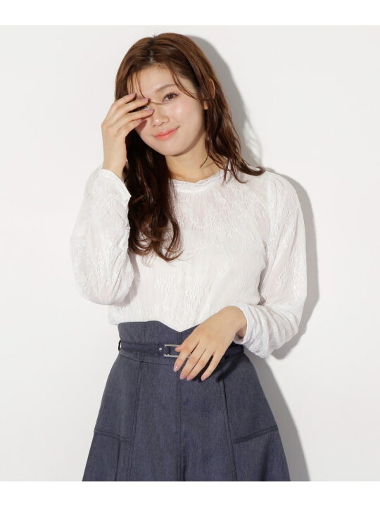 楽天市場】【SALE／57%OFF】ストレッチチュールレーストップス JILL by 