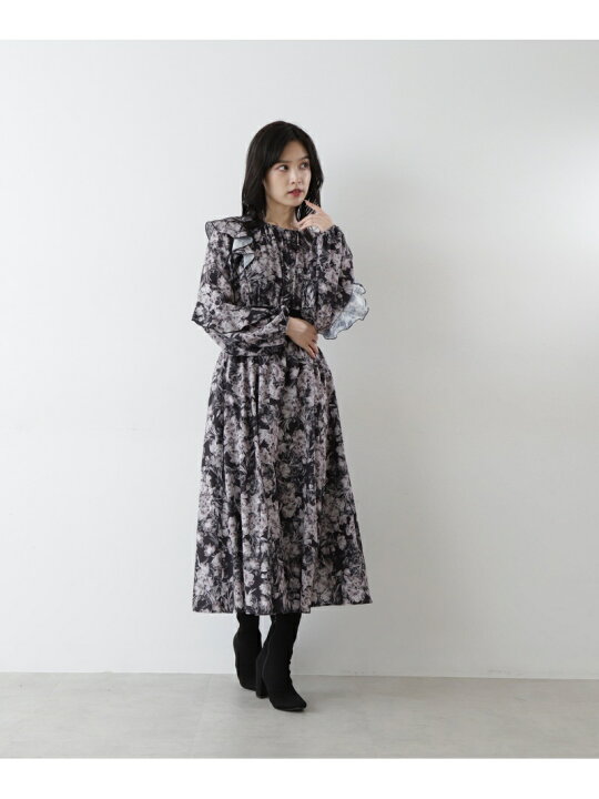 楽天市場】ツートーンフラワーワンピース JILL by JILL STUART ジル 