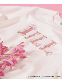 ＜マイメロディ&クロミコラボ＞ロゴジャガードニット JILL by JILL STUART ジル バイ ジル スチュアート トップス ニット ブラック ホワイト【送料無料】[Rakuten Fashion]
