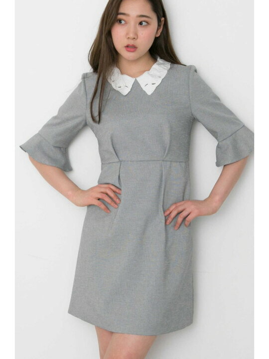 楽天市場】【SALE／60%OFF】デタッチャブルツイードワンピース JILL by 