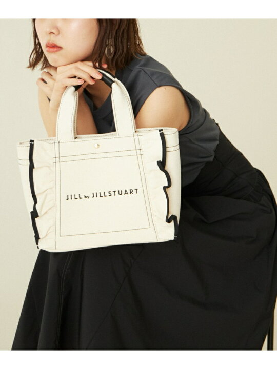 楽天市場 フリルトートバッグ 小 Jill By Jillstuart ジル バイ ジルスチュアート バッグ バッグその他 ブラック ホワイト ブラウン ピンク グリーン カーキ 送料無料 Rakuten Fashion Jill By Jillstuart