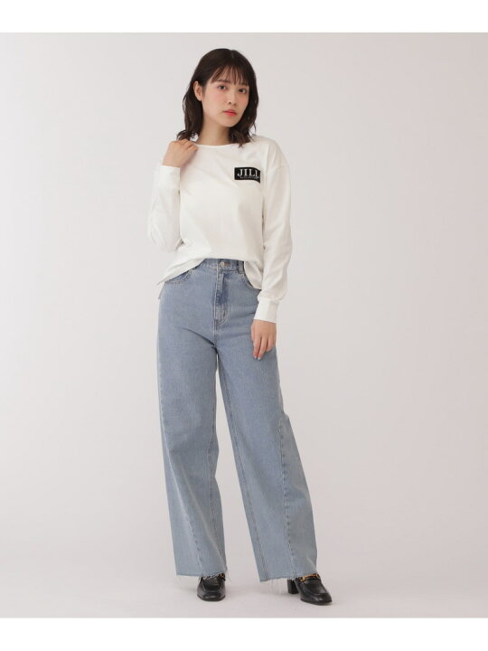 楽天市場】【SALE／30%OFF】◇ブラッシュロゴオーバーサイズロンT JILL 