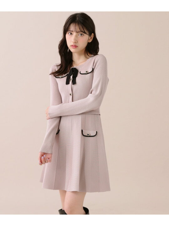 楽天市場】配色リブニットセットアップ JILL by JILL STUART ジル バイ  