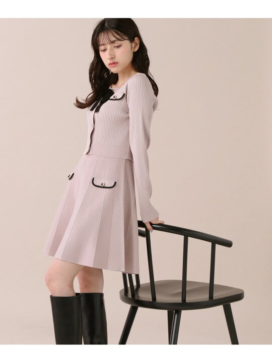 楽天市場】配色リブニットセットアップ JILL by JILL STUART ジル バイ 