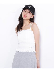シャーリングキャミソール JILL by JILL STUART ジル バイ ジル スチュアート トップス カットソー・Tシャツ ベージュ ホワイト【送料無料】[Rakuten Fashion]