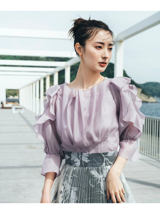 楽天市場】【SALE／50%OFF】シアーラッフルブラウス JILL by JILL  