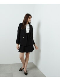 【SALE／55%OFF】トロピカルセットアップ WEB限定カラー:ネイビー JILL by JILL STUART ジル バイ ジル スチュアート ジャケット・アウター テーラードジャケット・ブレザー イエロー ブラック ピンク ネイビー【RBA_E】【送料無料】[Rakuten Fashion]