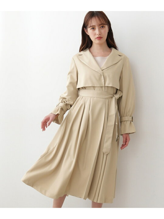 楽天市場】◇バックプリーツドレストレンチ JILL by JILL STUART ジル 