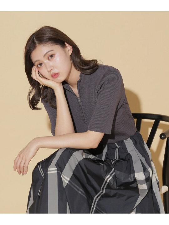楽天市場】【SALE／46%OFF】ハーフジップニットドッキングワンピース 