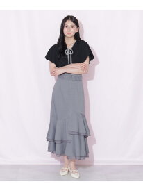 【SALE／28%OFF】シアーランダムヘムスカート JILL by JILL STUART ジル バイ ジル スチュアート スカート その他のスカート グレー ベージュ【RBA_E】【送料無料】[Rakuten Fashion]