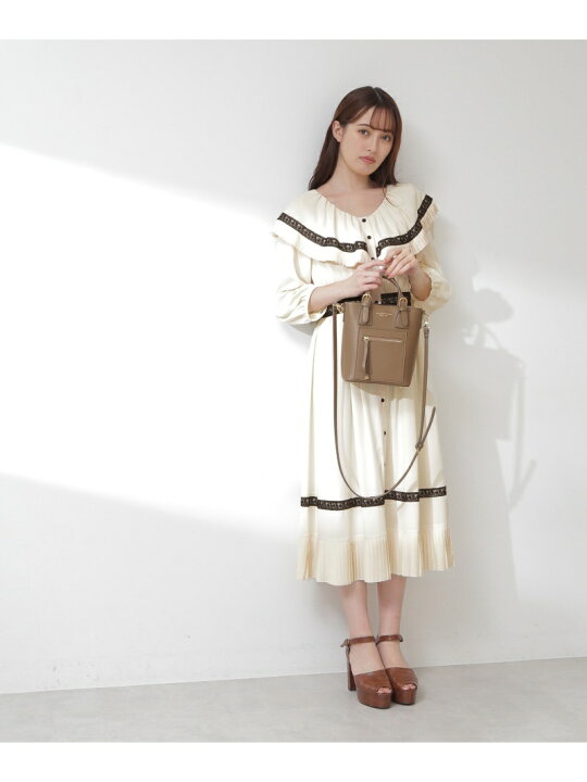 楽天市場】【SALE／50%OFF】バイカラークレープワンピース JILL by  