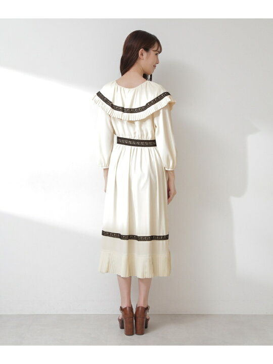 楽天市場】【SALE／50%OFF】バイカラークレープワンピース JILL by  