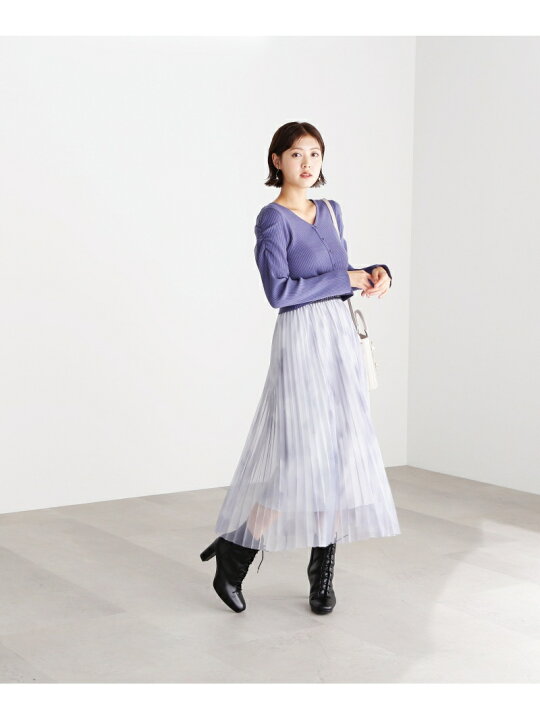 楽天市場】【SALE／50%OFF】クロップドカーデ*チュールスカートSET 