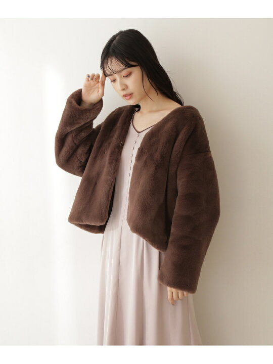 楽天市場】【SALE／60%OFF】フェイクファージャケット JILL by JILL 
