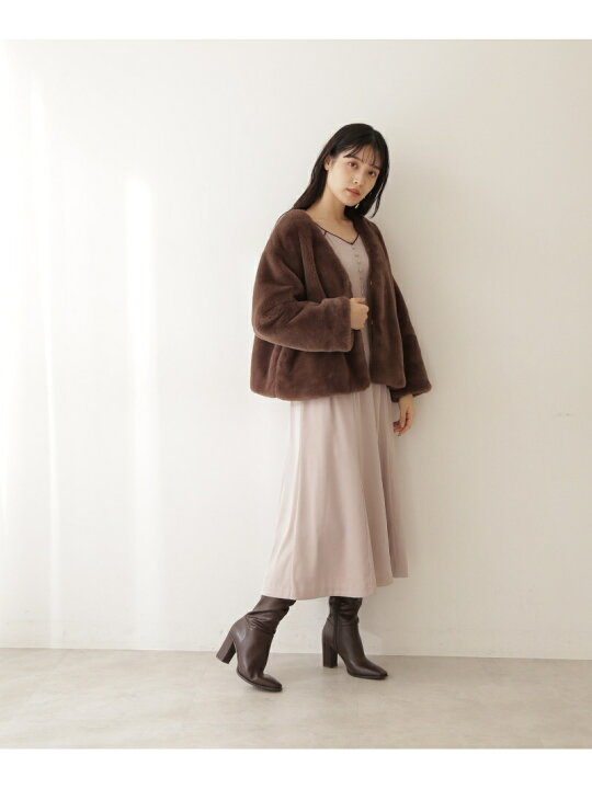 楽天市場】【SALE／60%OFF】フェイクファージャケット JILL by JILL 