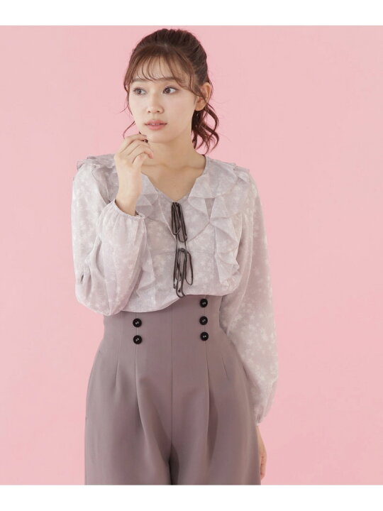 楽天市場】【SALE／50%OFF】星柄チュールブラウス JILL by JILL STUART 