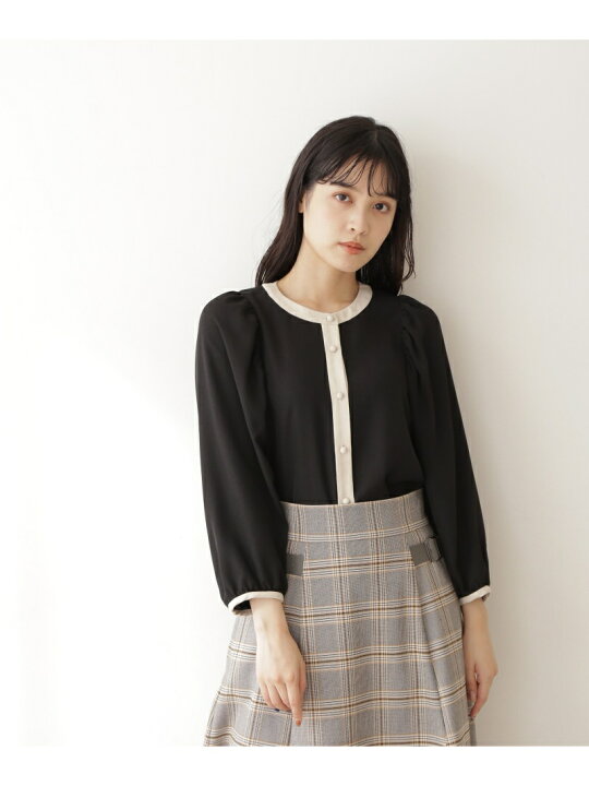 楽天市場】【SALE／60%OFF】バイカラーパワショルブラウス JILL by 