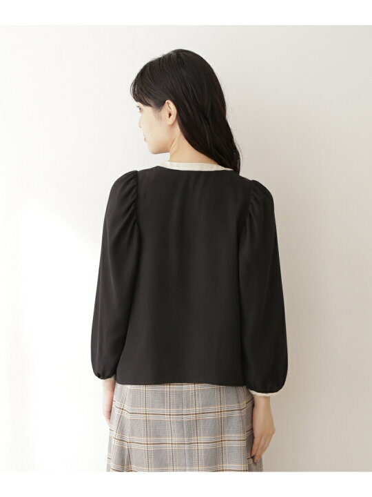 楽天市場】【SALE／60%OFF】バイカラーパワショルブラウス JILL by 