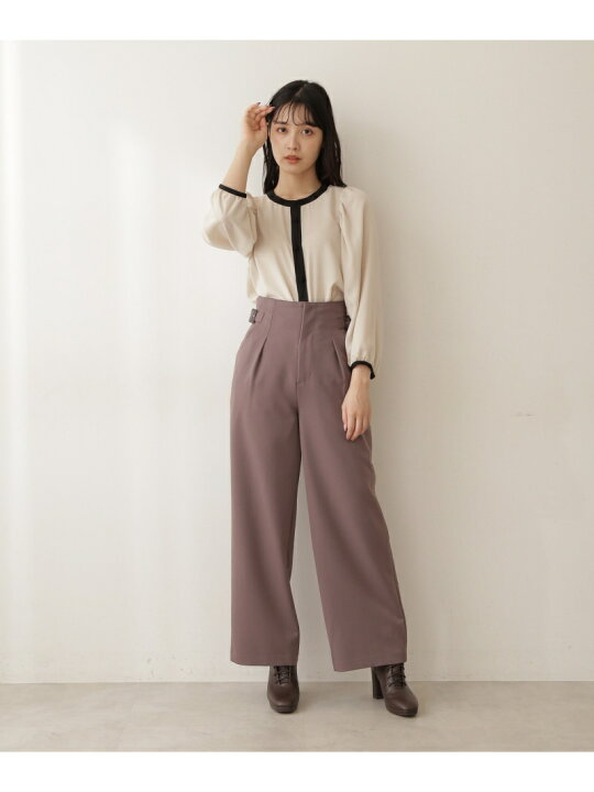 楽天市場】【SALE／60%OFF】バイカラーパワショルブラウス JILL by 