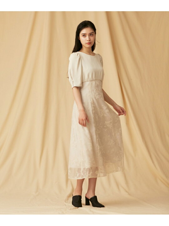楽天市場】【SALE／30%OFF】エアリーフロッキーフラワーワンピース 