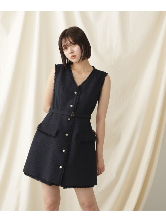 楽天市場】ツイードセットアップベスト JILL by JILL STUART ジル バイ  