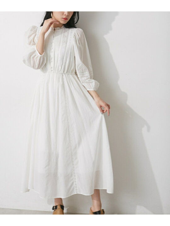 楽天市場】コットンピンタックレースワンピース JILL by JILL STUART  