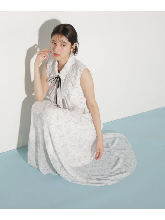 楽天市場】【SALE／30%OFF】プリーツフリルプリントワンピース JILL by 