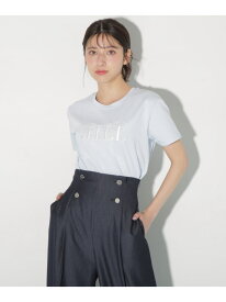 ビッグリボンロゴ刺繍Tシャツ JILL by JILL STUART ジル バイ ジル スチュアート トップス カットソー・Tシャツ ブルー ピンク ホワイト ブラック【送料無料】[Rakuten Fashion]