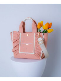フレームフリルトートポッピン JILL by JILL STUART ジル バイ ジル スチュアート バッグ その他のバッグ ブラック ピンク【送料無料】[Rakuten Fashion]