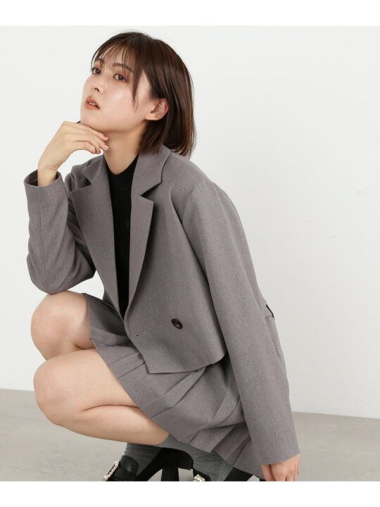 楽天市場】【SALE／37%OFF】ショート丈セットアップ ジャケット JILL 
