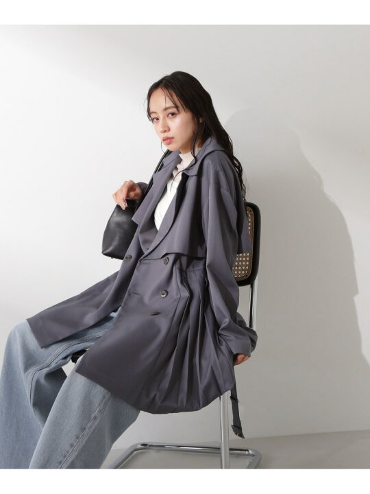 楽天市場】【SALE／46%OFF】プリーツミディトレンチ JILL by JILL 