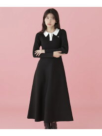 長袖ポロネックニットワンピース JILL by JILL STUART ジル バイ ジル スチュアート ワンピース・ドレス ワンピース ネイビー ブルー【送料無料】[Rakuten Fashion]