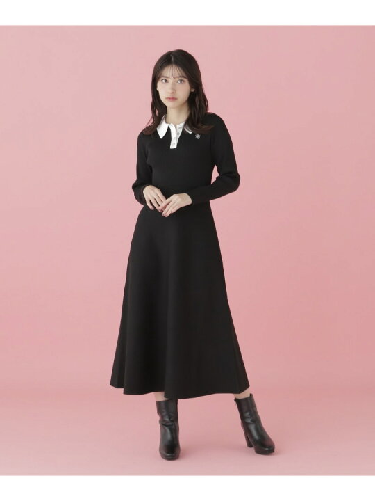 楽天市場】長袖ポロネックニットワンピース JILL by JILL STUART ジル