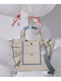 フレームフリルトート小 JILL by JILL STUART ジル バイ ジル スチュアート バッグ その他のバッグ ホワイト ピンク ブラック【送料無料】[Rakuten Fashion]