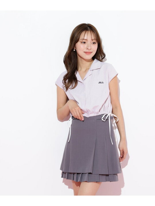 楽天市場】【SALE／40%OFF】ウエストリボン開襟シャツ JILL by JILL 