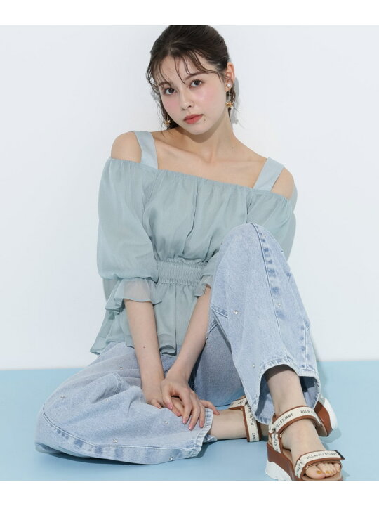 楽天市場】【SALE／30%OFF】楊柳オフショルパフブラウス JILL by JILL  