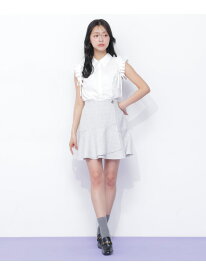 【SALE／28%OFF】ラップミニスカート JILL by JILL STUART ジル バイ ジル スチュアート スカート その他のスカート グレー ピンク【RBA_E】【送料無料】[Rakuten Fashion]