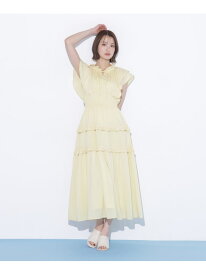 【SALE／20%OFF】フリルティアードワンピース JILL by JILL STUART ジル バイ ジル スチュアート ワンピース・ドレス ワンピース ピンク イエロー ブラック【RBA_E】【送料無料】[Rakuten Fashion]