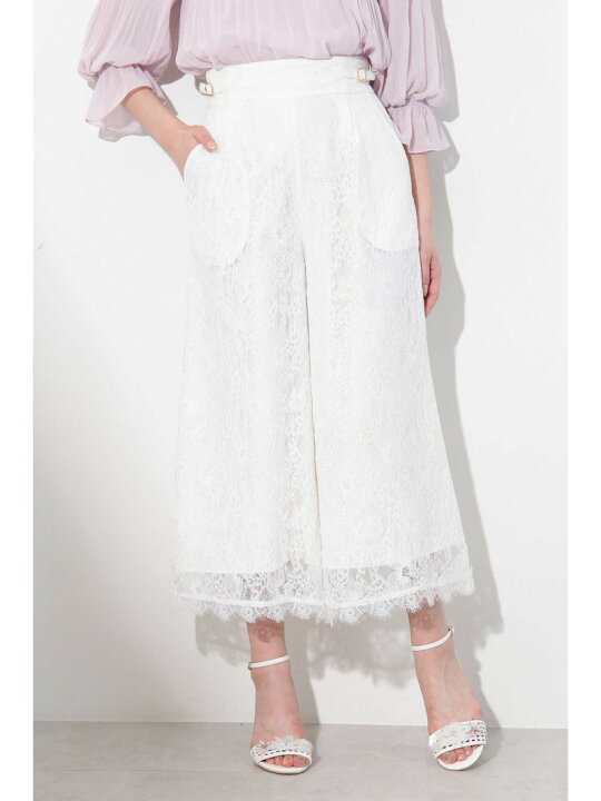 楽天市場】【SALE／50%OFF】サイドベルトレースパンツ JILL by JILL 