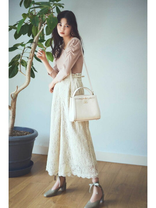 楽天市場】【SALE／50%OFF】サイドベルトレースパンツ JILL by JILL 