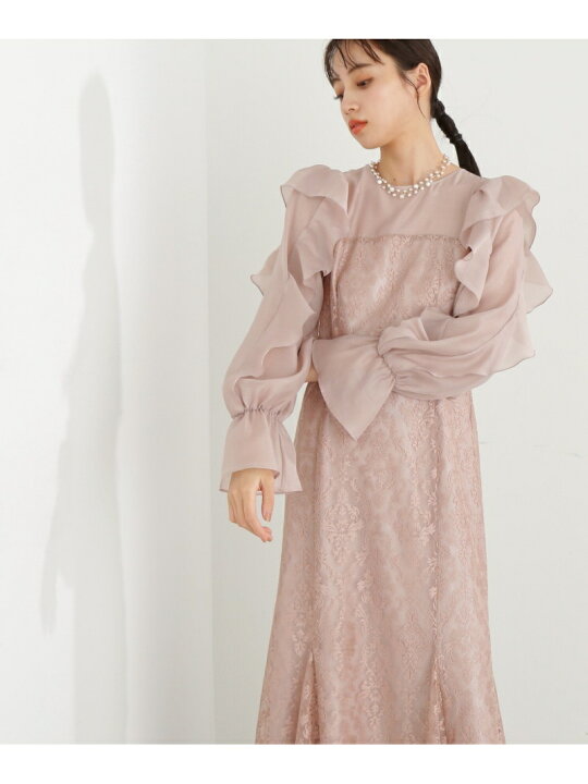 楽天市場】シャイニーダマスクレース ワンピース JILL by JILL STUART  