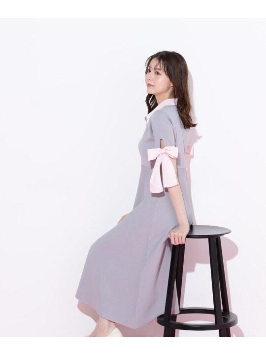 楽天市場】【SALE／37%OFF】ダブルカラーニットワンピース JILL by 