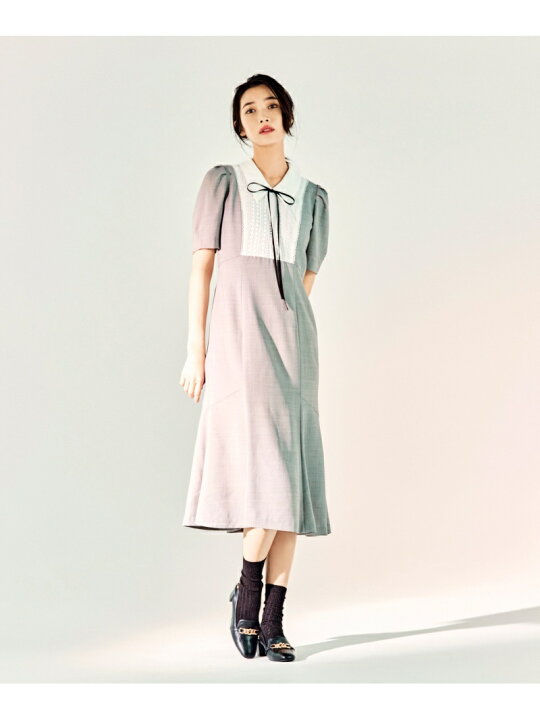 楽天市場】【SALE／37%OFF】レースキリカエエリツキワンピース JILL by 
