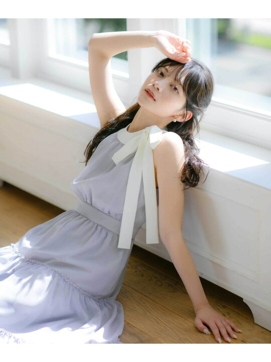 楽天市場】【SALE／30%OFF】ホルターネックティアードワンピース JILL
