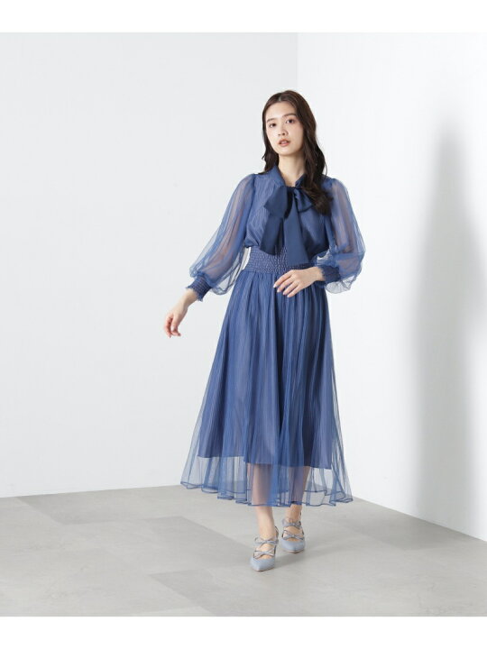 楽天市場】チュールボウタイワンピース JILL by JILL STUART  