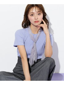 【SALE／40%OFF】レーススカーフ付ニットトップス JILL by JILL STUART ジル バイ ジル スチュアート トップス ニット ブルー ホワイト ピンク【RBA_E】【送料無料】[Rakuten Fashion]
